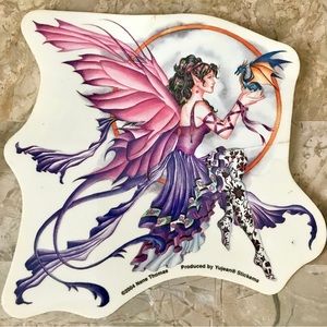 Vintage 90’s Large Fairy Decal “Little‎ Dragon Fairy” Vintage -Neme Thomas